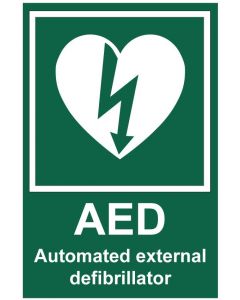 AED defibrillator (b)