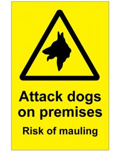 Attack dogs Risk of mauling (b)