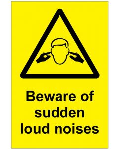 Beware of sudden loud noises (b)
