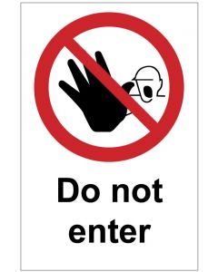 Do not enter (b)