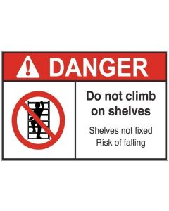 Do Not Climb Shelves ad