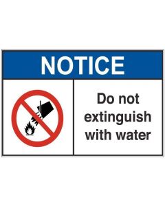 Do Not Extinguish With Water an