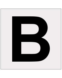 Heijastava kirjain B