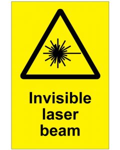 Invisible laser beam (b)