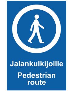 Jalankulkijoille Pedestrian route