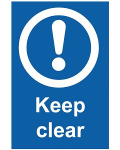 Keep clear (b)