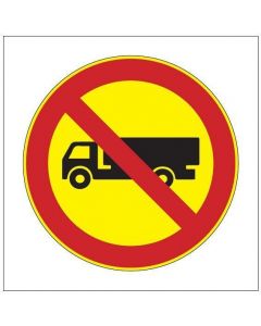 Kuorma- ja pakettiautolla ajo kielletty