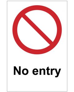 No entry (b)