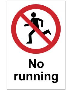 No running (b)