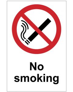 No smoking  (b)