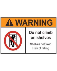 No Climbing on Shelves aw