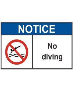 No Diving 1 an