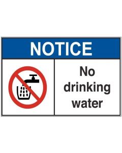 No Drinking Water an