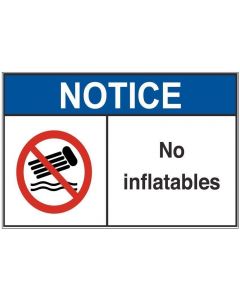 No Inflatables an