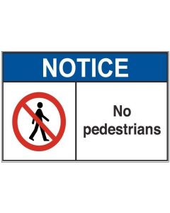 No Pedestrians an