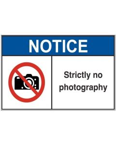 No Photography an