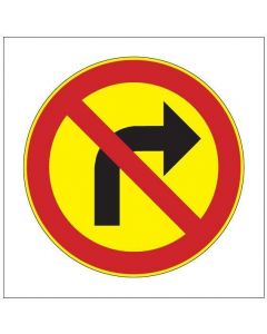 Oikealle kääntyminen kielletty