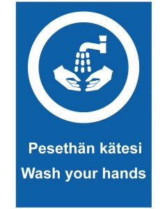 Pesethän kätesi Wash your hands 