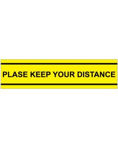 Please keep your distance SK1