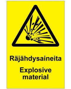 Räjähdysaineita Explosive material