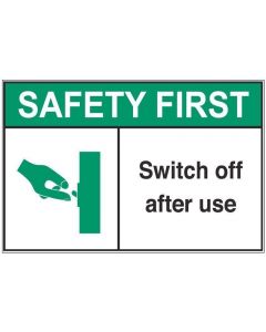 Switch Off After Use sfa