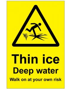 Thin ice Deep water (b)