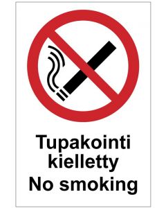Tupakointi kielletty No smoking