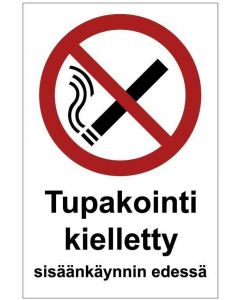 Tupakointi kielletty se kk