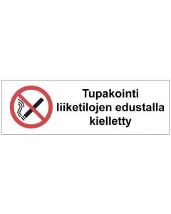 Tupakointi liiketilojen edustalla kielletty SK