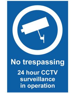 No trespassing CCTV surveillance (b)