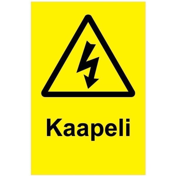 Kaapeli kyltti