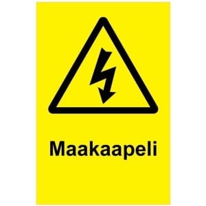 Maakaapeli kyltti