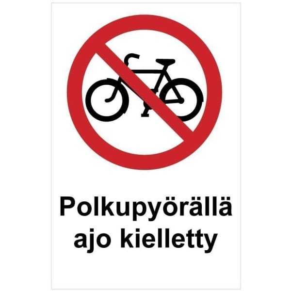 Pyoralla ajo kielletty kik