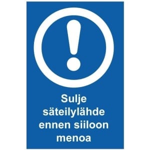 sulje sateilyl ok