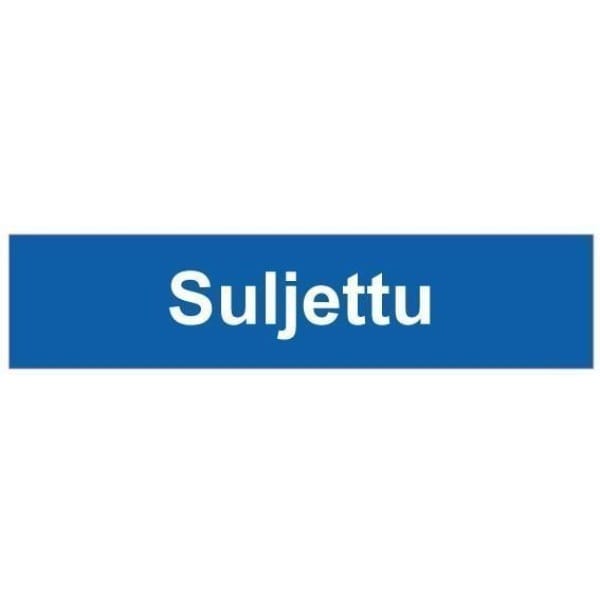 Suljettu kik