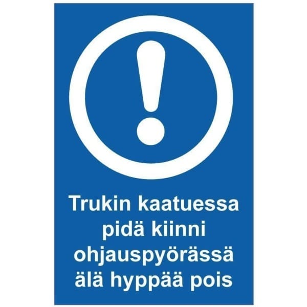 Trukin kaatuessa ok