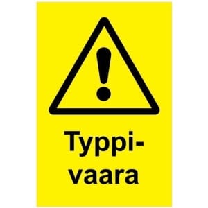 Typpivaara kyltti
