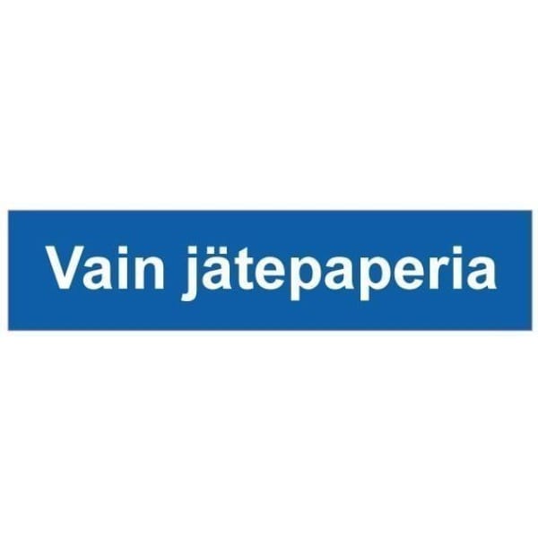 Vain jatepaperia kik