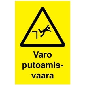 Varo putoamisvaara kyltti