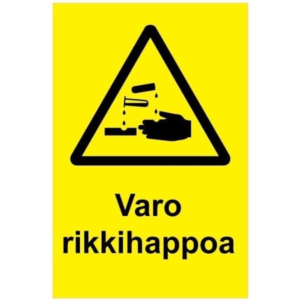 Varo rikkihappoa vk