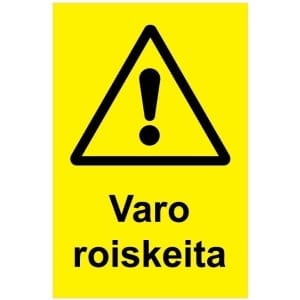 Varo roiskeita vk