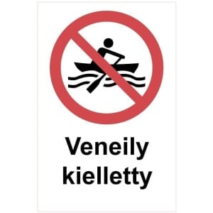 Veneily kielletty