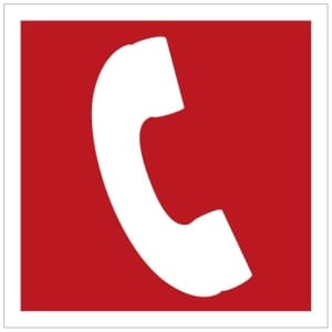 Hätäpuhelin JV kyltti