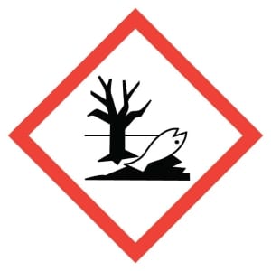 Ympäristölle vaarallinen GHS09 kilpi