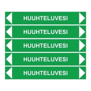 Huuhteluvesi putkistotarra