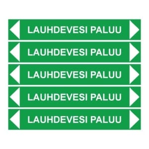 Lauhdevesi paluu putkistotarra
