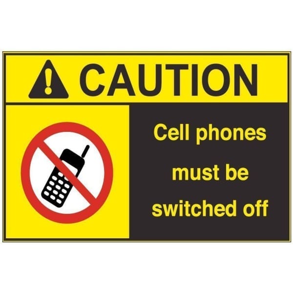 Cell Phones Off ac