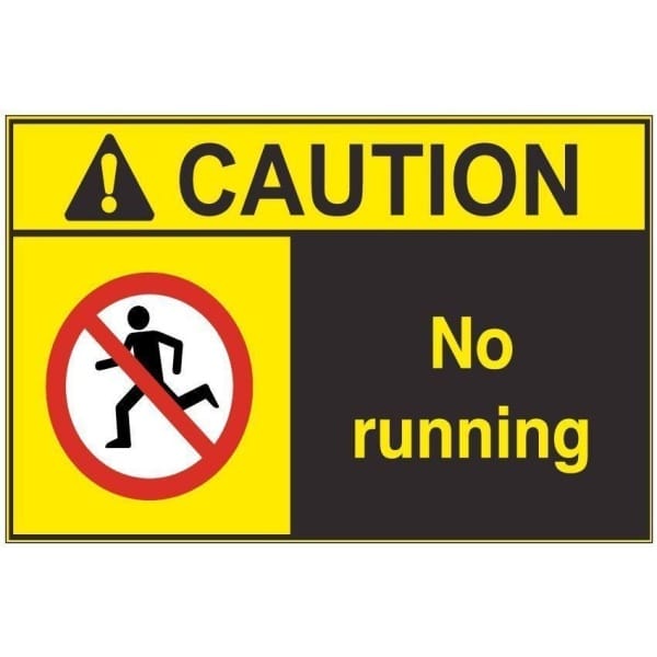 No Running ac