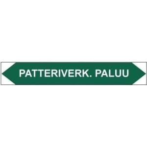 Patteriverk. paluu pt