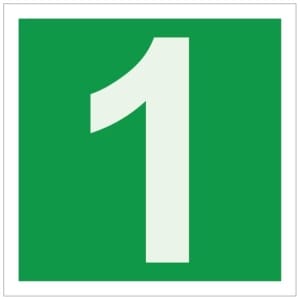 Numero 1 jälkivalaiseva kyltti